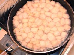 揚げ豆腐の甘辛味噌あえ